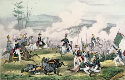 The Battle of Palo Alto, California, 8th May 1846 by American School